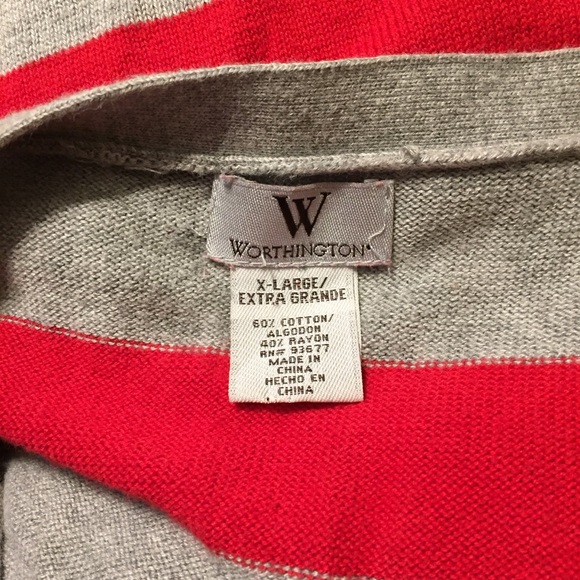 Worthington Striped Sweater - Picture 6 of 7